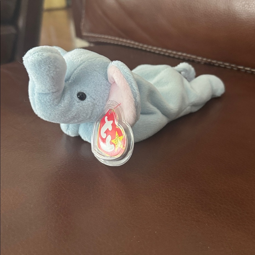 Ty Original Beanie Baby “Peanut” the Elephant Retired Vintage Stuffed Plush